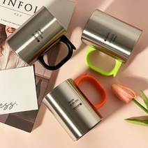 스텐 머그컵 선물용 주문제작 문구 각인 기념품 단체, 옵션명, 일주 심플머그280ml 스텐머그컵