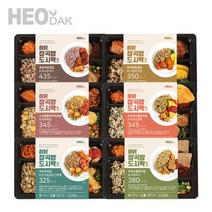 허닭 잡곡밥 도시락 250g 6종 12팩 1주 2주 식단관리 냉동, 잡곡스크램블 숯불제육 12팩