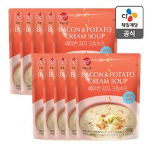 햇반소프트밀 베이컨 감자 크림수프 180g x 10개