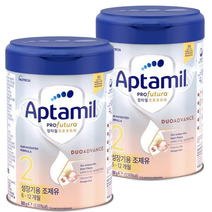 압타밀 프로푸트라 듀오 어드밴스 2단계 800g 2개 6~12개월 영양공급 두뇌발달