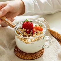 내열 유리 아포카토 잔 컵 아포가토 커피 아이스커피잔 아아메잔 예쁜 라떼잔 커피잔 아아컵 아메리카노잔, 투명 450ml