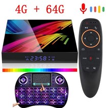 안드로이드티비 Android TV Box 안 드 로이드 10.0 스마트 tv 상자 지원 bt 음성 도우미 wifi 2.4g amp 5.8g 4g 64g 고성능 셋톱박스 6k, 영국 플러그, 4g 64g g10 i8