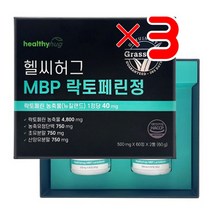 헬씨허그 MBP 락토페린정 X3 I 다이어트식품 락토페린효능 장건강한영양제