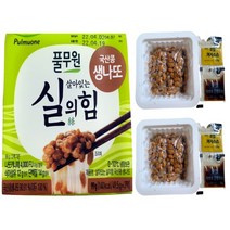 풀무원 살아있는 실의 힘 국산콩 생나또 99g 4개 낫또 나또 낫토