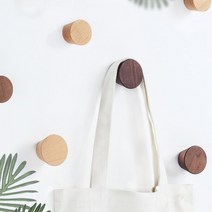 원목후크 나무후크 우드후크 벽옷걸이 원형 느티나무, 쿠팡 원형(느티나무)5cm