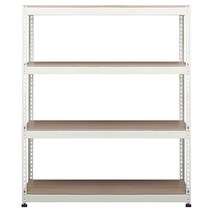 스피드랙 스탠드선반 4단 1000 x 400 x 1500 mm, 화이트앵글