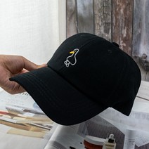 영바영 귀여운 심플 볼캡 오리자수 캡모자