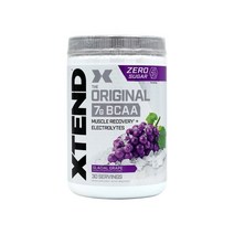 Xtend BCAA 그레이셜 그레이프맛 30 서빙 글루타민 함유, 1개, 기본