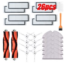 Roborock S6 MAXV PURE S5 MAX S4 E4 E35 E2 샤오미 Mijia 1/1S 로봇 진공 청소기 홈 기기 교체 부품, [17] 26pcs