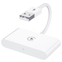 유심 라우터 이동식 와이파이 인터넷 에그 데이터 차량용 무선 애플 carplay 어댑터 iphone wifi carplay 2air usb 동글변환기 공장용 무선 유선 유선, 01 White