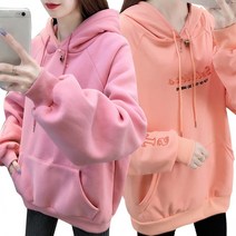 후드 기모 맨투맨 여자 오버핏 루즈핏 커플 박스티 긴팔 쿨톤 웜톤 티셔츠 파스텔
