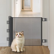 슈퍼인 강아지안전문 반자동 롤링 메쉬 무타공