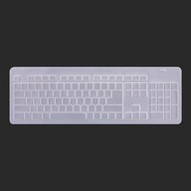 아이락스 KR-6170 저소음 키보드 KR-6170 블랙/화이트, 키스킨, 전용키스킨(항균 실리콘)