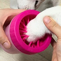 강아지 발씻기통 풋크리너 발세척통 산책후 발워셔, 단일품목, 색상랜덤