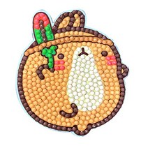 보석십자수 몰랑이 아크릴 키링 비즈 큐빅십자수 학습교구, 인디언 몰랑