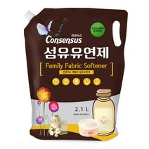 컨센서스 섬유유연제 베이비로션향 리필형, 2.1L, 1개