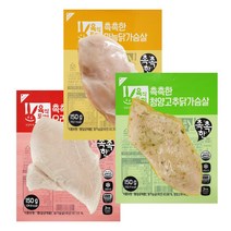 육식토끼 촉촉한 닭가슴살 150g 마늘맛 오리지널 청양고추 3종, 청양고추맛 1팩