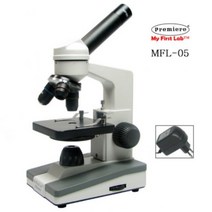 표준형 고배율 LED 조명 생물 현미경 광학 유리 렌즈 MFL-05 400 배율 미생물 관찰 반도체 과학실 초등 학교 중학교