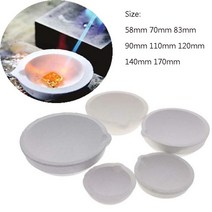 100 그램 고온 석영 실리카 용융 도가니 골드 실버 백금 금속 보석 도구 장비, 02 70mm 250G