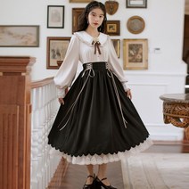 개화기원피스 피로연원피스 경성의복 여자 원피스 봄 수입 상견례 의상 복고풍