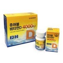 조아제약 츄어블 비타민 D 4000IU, 120캡슐, 1개