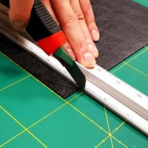 48.5cm 알루미늄 안전 스틸자 커팅자 손보호
