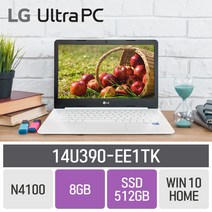 LG 인강용 울트라PC 14U390-EE1TK [신모델로 발송됩니다.], 8GB, eMMC 64GB + SSD 512GB, 포함, WIN10 Home