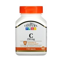 21st Century 센트리 비타민C 250mg 110정 3통 아스코르빈산 탄산칼슘, 4개