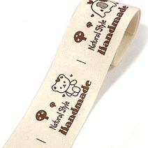 (주)아트인 큐티 애니멀 라벨리본(40mm-90cm), 단일옵션