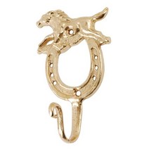 제이케이피싱 옷걸이 벽걸이 모자 가방 소품걸이 주물옷걸이 말편자 골드 (9300055)