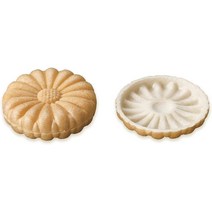 모나카 깍지 껍질 과자 치요 국화 모양 둥근 큰 사이즈 100개입, 기본
