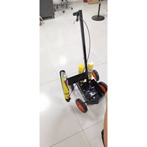 주차선 도색 라인 선긋기 라인카트 페인트 마킹 자동차 기계 간단한 도로 작업장 그림, E