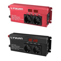 유사계단파 인버터 12V 차량용 캠핑용 2000W, 2600W(RD-1526F2레드)