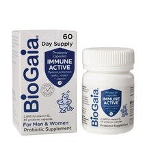 바이오가이아 이뮨 액티브 프로바이오틱 비타민D 60캡슐 BioGaia Protectis Immune Active Probiotic