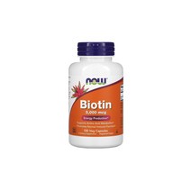 나우푸드 비오틴 5000mcg 120 베지 캡슐 조효소 수용성 비타민 B7 복합체 biotin