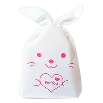 토끼 보자기 비닐 포장봉투 10개입, 2개