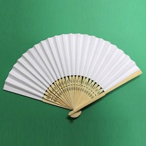접이 부채 만들기용 미술 공작 수업 재료 소형10개
