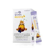 남유네 짜먹는 키즈 엘더베리 배도라지청 스틱, 12g x 30포, 1박스