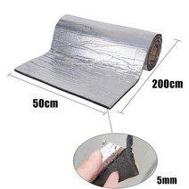 실내방음벽 어쿠스틱 폼 방음재 자동차 용 소음 절연 엔진 후드 도어 벽용 내열 방음 데드닝 매트, Standard 5mm