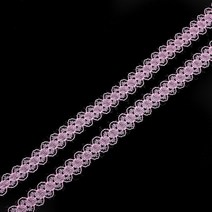 의류 재봉 천5야드/묶음 레이스 리본 15mm 의류 원단 자수 트림 바느질 장식 아프리카, 04 Light Pink
