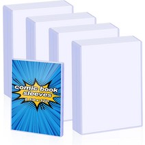 [워킹데드코믹스] BCW 재밀봉 가능한 실버레귤러 만화책 투명 2mm 폴리프로필렌 | 181 x 에이지 코믹스 보관, 한개옵션0