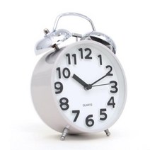 그레이 자명종알람시계 책상시계 알람시계탁상 자취생 협탁 인테리어소품 탁상용 테이블시계 탁상시계 탁상용시계 어린이방 학생 인테리어탁상시계 초등학생 침대 알람탁상시계