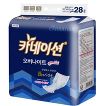 카네이션 성인용기저귀/속기저귀/오버나이트 28매X2팩(6회분 56매), 56매, 28개입