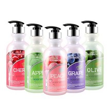 푸드어홀릭 에센스 바디로션 500ml 5종 택1, 포도 바디로션, 상세설명 참조