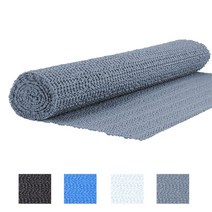 야자매트 엘리베이터보양 체크철판 식생매트 1 롤 150cm 30cm 홈 매트 pvc 폼 미끄럼 방지 패드 바닥 매트 그리드 욕실 매트 선반 라이너 diy 매트 미끄럼 방지, 회색