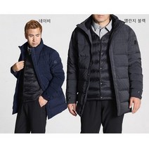 프로 월드컵 70%세일 안감 이중 마감처리로 털빠짐이 적은 남성 하프 덕다운 자켓 Q419-2580 ZM