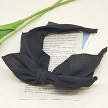 [오롯샵] 단색 넓은 2단 리본 엄마랑아이랑 시밀러룩 데일리 머리띠 헤어밴드 6Type