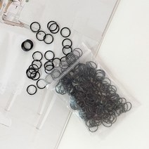 헤세드 200개) 뉴 7mm 오링 연결고리, 블랙, 200개