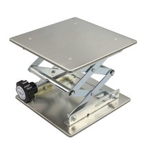미니 전동 리프트 실험실 테이블 유압식 고소 작업대, 200x200mm 알루미늄