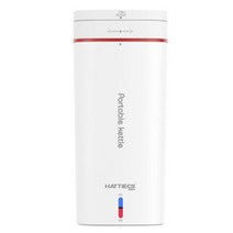 냉온수기 냉수 온수 셀프 소형 미니 정수기 500ml 휴대용 전기 컵 110v-240v 빠른 끓는 주전자 야외 여행 전기 주전자 보온 주전자, 하얀색, 씨엔